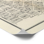 Poster Central Fresno, Californie (Coin)