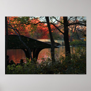 Poster Central Park : Conversation En Face Du Pont De Bow