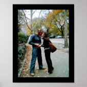 Poster Central Park Kiss (Devant)