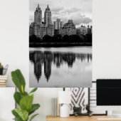 Poster Central Park New York City Skyline (Bureau à domicile)