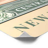 Poster Central Park NYC Vintage Travel Art (Coin)