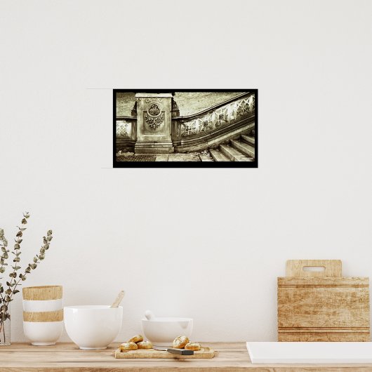 Poster Central Park Stairs (Cuisine)
