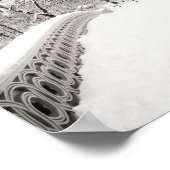 Poster Central Park Winter Romance - Pont Bow (Coin)