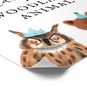 Poster Centre d'adoption | Boy Woodland Symbole de fête d (Coin)