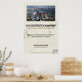 Poster centre de constellation 001 (Cuisine)