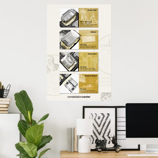 Poster centre de constellation 02 (Bureau à domicile)