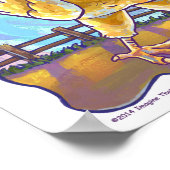 Poster Centre de fête au poulet (Coin)