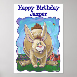 Poster Centre de la fête du lapin