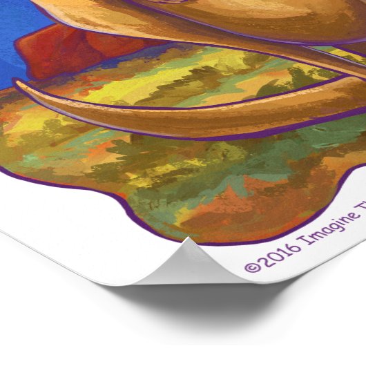 Poster Centre du parti Kangaroo (Coin)