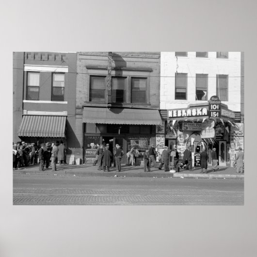 Poster Centre Omaha Hobo : 1938 (Devant)