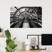 Poster Centre Pompidou Photographie d'Art Noir & Blanc (Bureau à domicile)