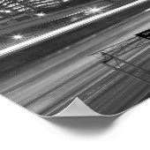 Poster Centre-ville Atlanta BW (Coin)