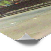 Poster Centre-ville Chine (Coin)