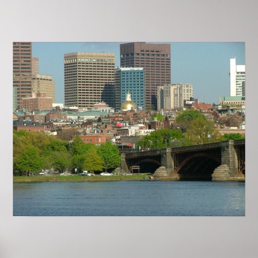 Poster Centre-ville de Boston (Devant)