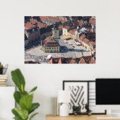 Poster Centre-ville de Brasov (Bureau à domicile)