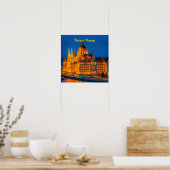 Poster Centre-ville de Budapest, (Cuisine)