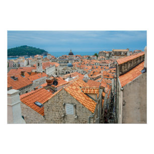 Poster Centre-ville de Dubrovnik