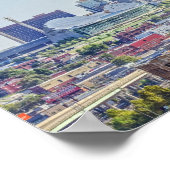 Poster Centre-ville de Kansas City, Missouri, Skyline (Coin)