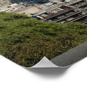 Poster Centre-ville de Santiago, Chili (Coin)