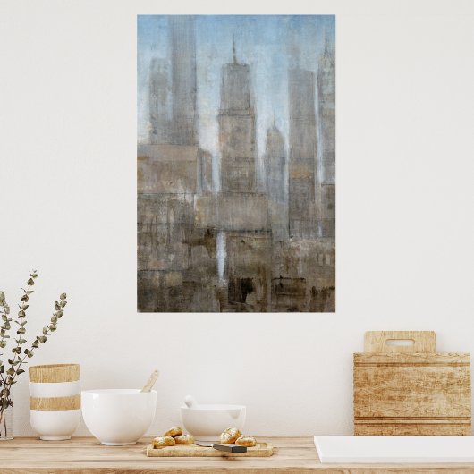 Poster Centre-ville I (Cuisine)