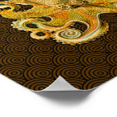 Poster Cephalopod poulpe calmar Nature marine (Coin)