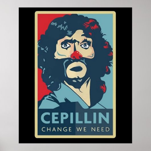 Poster Cepillin Clown Funny Mexicain Clown Cepillín Cadea (Devant)