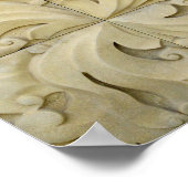 Poster céramique carreaux motif texture architecture stuc (Coin)