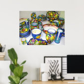 Poster Céramiques de fruits de Sorrente (Italie) (Bureau à domicile)