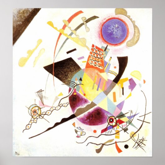 Poster Cercle bleu (Devant)