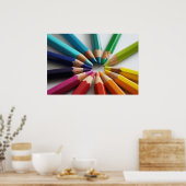 Poster Cercle de couleur (Cuisine)