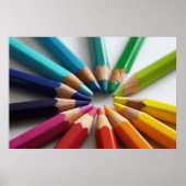 Poster Cercle de couleur (Devant)