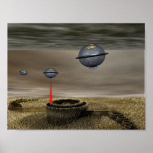 Poster Cercle de coupe UFOS