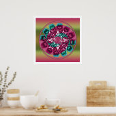 Poster Cercle de culture Mandala 1 (Cuisine)