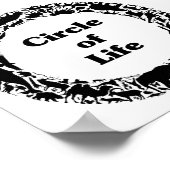 Poster Cercle de vie (Coin)