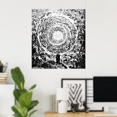 Poster Cercle des Anges du Paradis de Dante (Bureau à domicile)