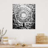 Poster Cercle des Anges du Paradis de Dante (Cuisine)