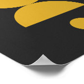 Poster Cercle Die Cut Art (Coin)