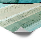 Poster Cercle du cinquième design pour musiciens (Coin)