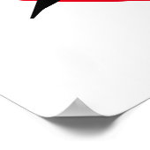 Poster Cercle Enso japonais avec Kanji de la mort (死) (Coin)