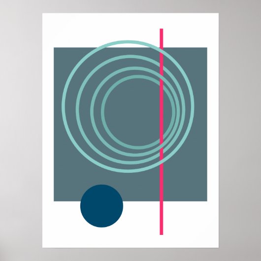 Poster Cercle flottant 5 (Devant)