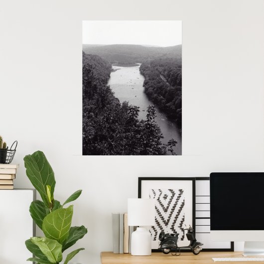 Poster Cercle fluvial (Bureau à domicile)