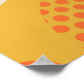 Poster Cercle géométrique sans couture motif dans rétro 6 (Coin)