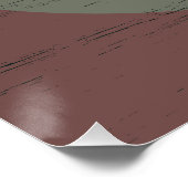 Poster Cercle Orange Et Vert (Coin)