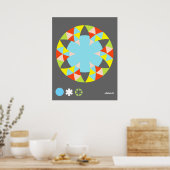 Poster Cercle poivre étoile (Cuisine)