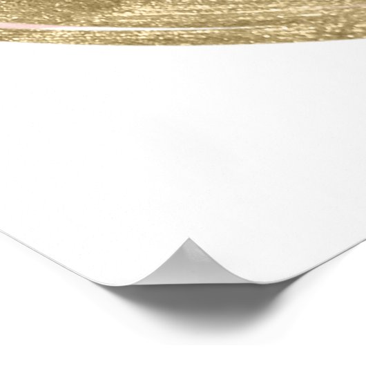 Poster cercle rose (Coin)