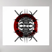 Poster Cercle Samurai Enso (Devant)
