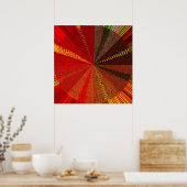 Poster Cercle tissé (Cuisine)