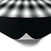 Poster Cercle vibratoire - Illusion optique (Coin)