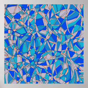 Poster Cercles Abstraits