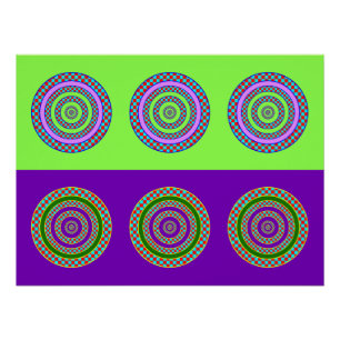 Poster Cercles Art